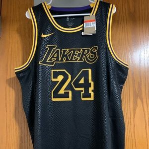 Los Angeles Lakers Jersey Kobe Bryant #24 Mamba Edition Nike Swingman Large